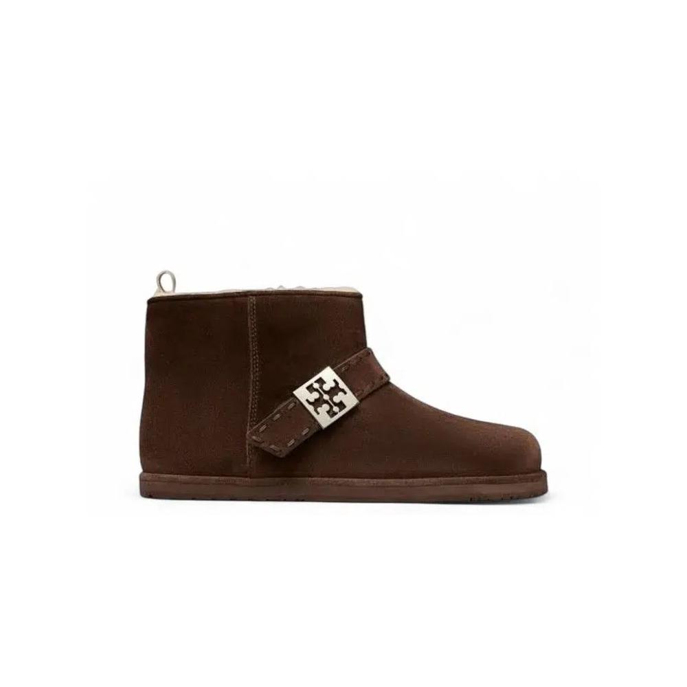 Лайфстайл Tory Burch Wmns Mellow Shrlng Ankl Boot Dark 'Cocoa Si' 2