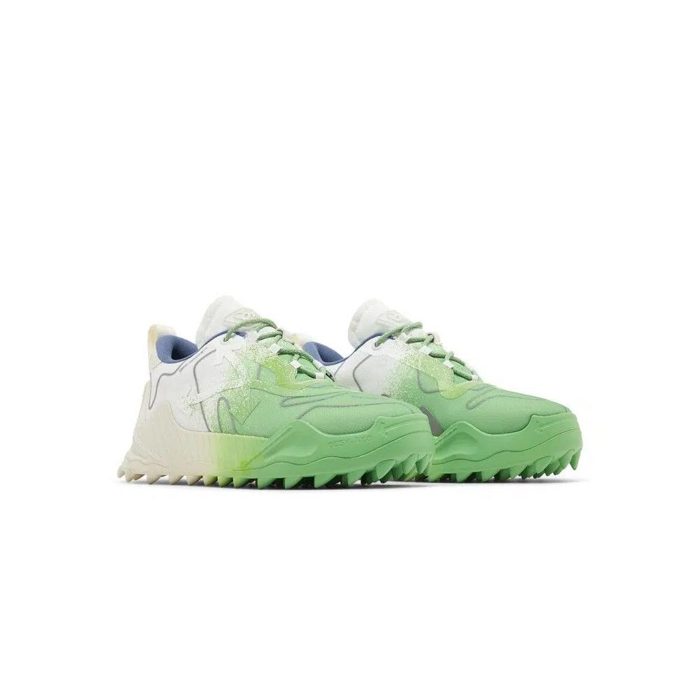 Кроссовки Off-White ODSY-1000 'White Green Spray Paint' 8