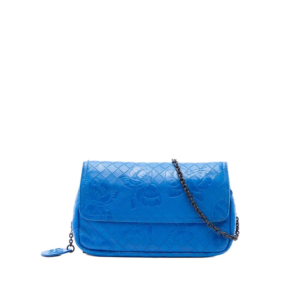Сумка через плечо Small Calfskin Intrecciomirage Embossed Butterfly Chain (2012-2026 годы) 1