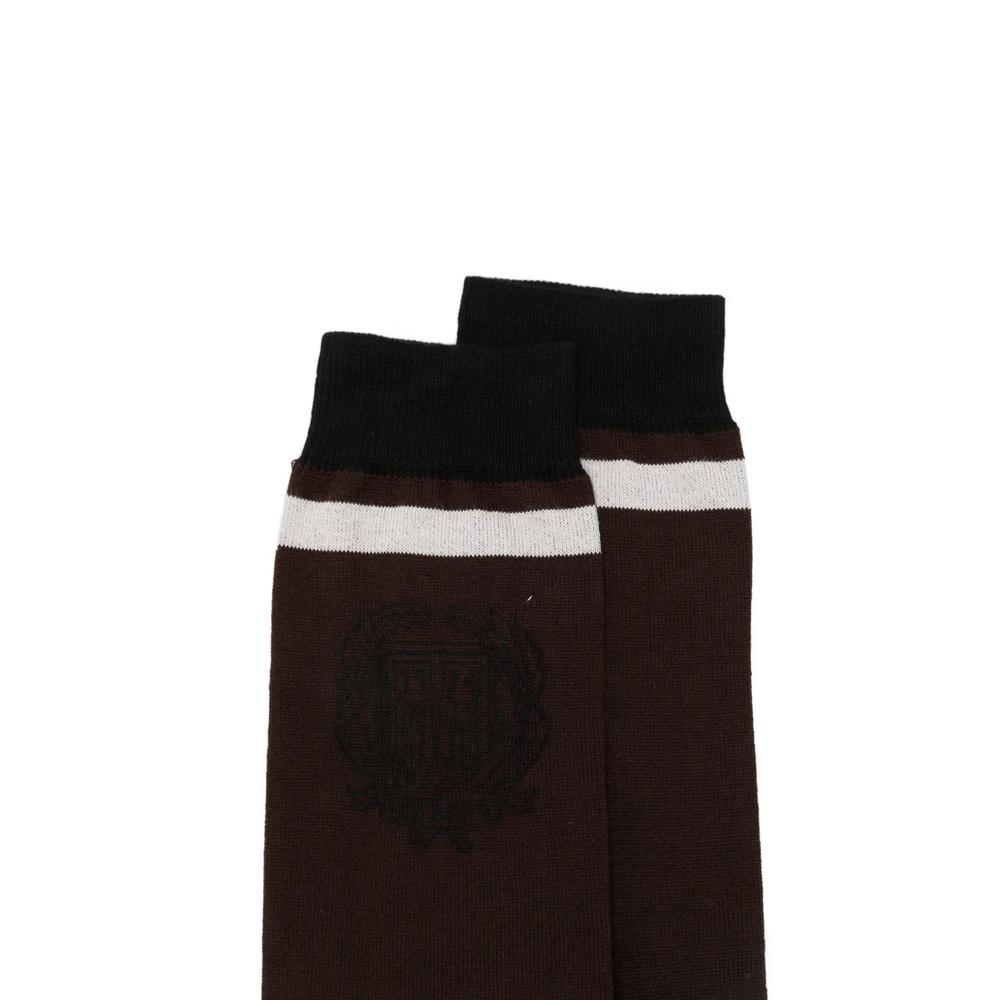 logo-embroidered socks 3