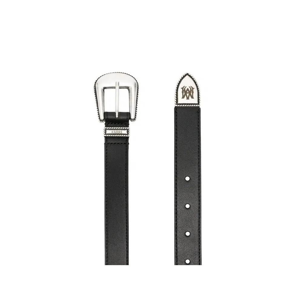 Ремни Amiri Western Belt 'Black Nickel' 2