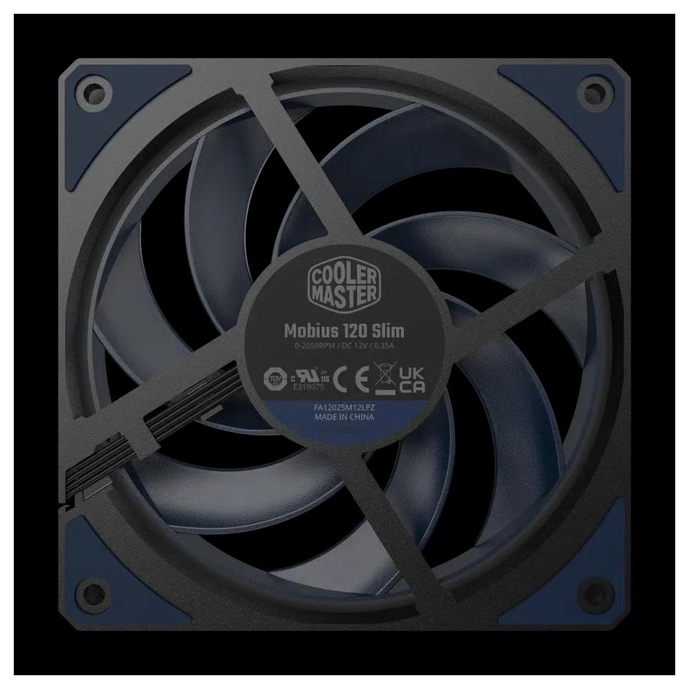 Cooler Master MasterFan MOBIUS 120 SLIM 120 мм вентилятор 4