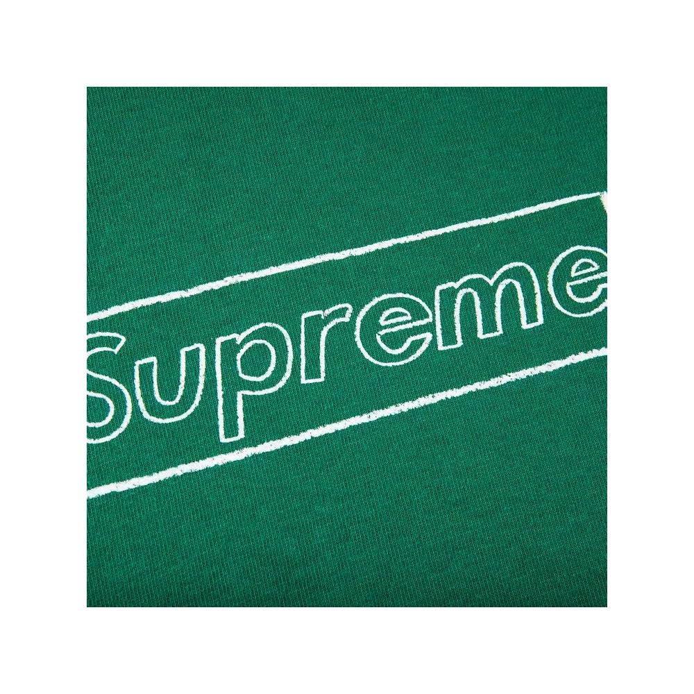 Футболка Supreme x KAWS Chalk Logo Tee 'Light Pine' 2