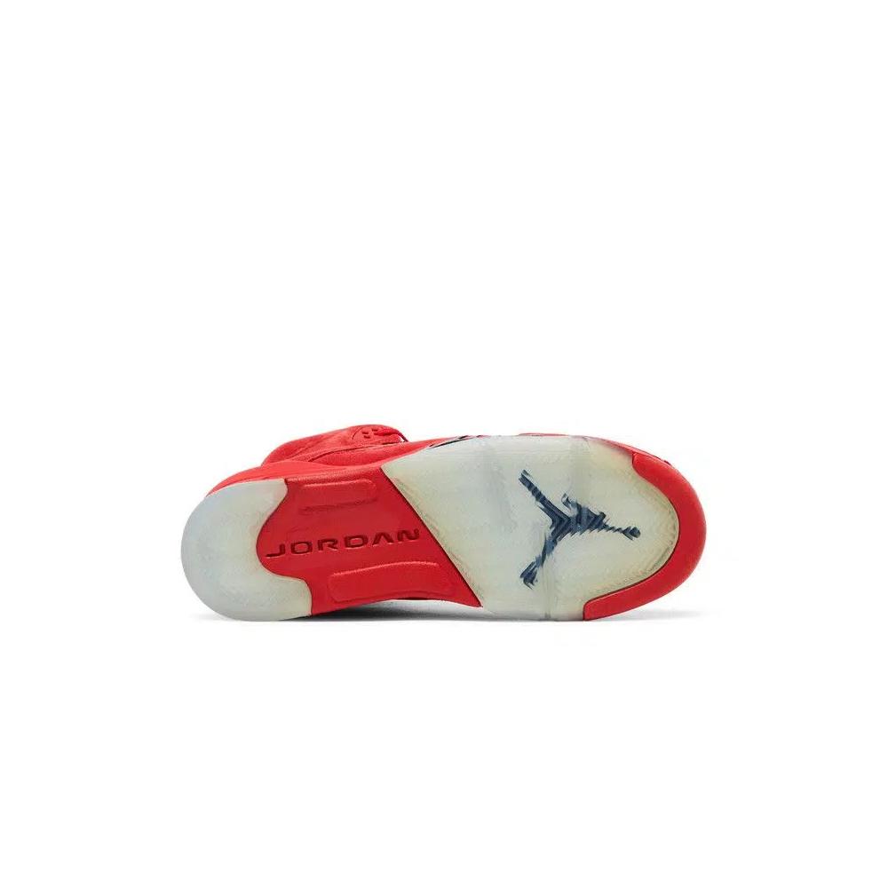 Кроссовки Air Jordan 5 Retro BG 'Red Suede' 4