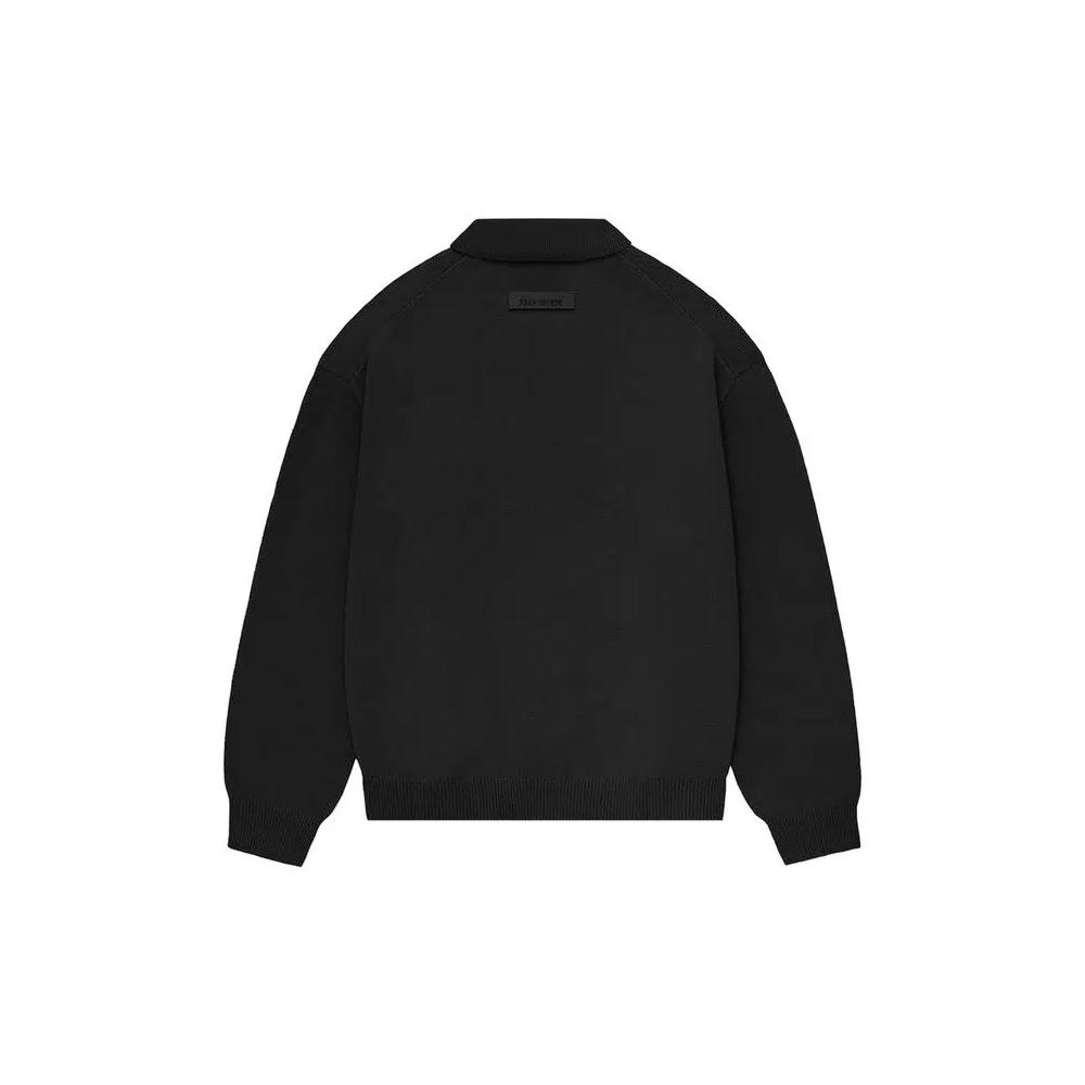 Поло Fear of God Essentials Kids Knit Polo 'Черный джет' 2