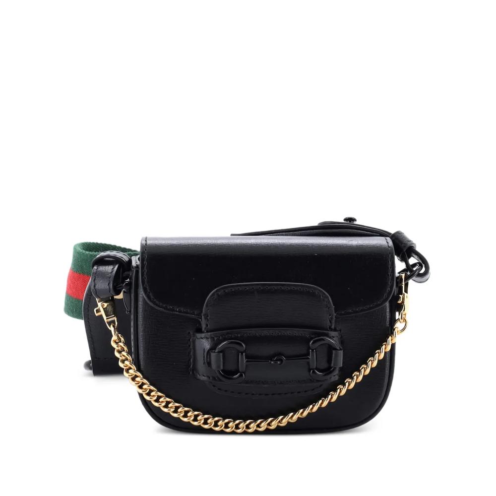 Horsebit 1955 Flap Wallet with Strap Leather crossbody bag 1