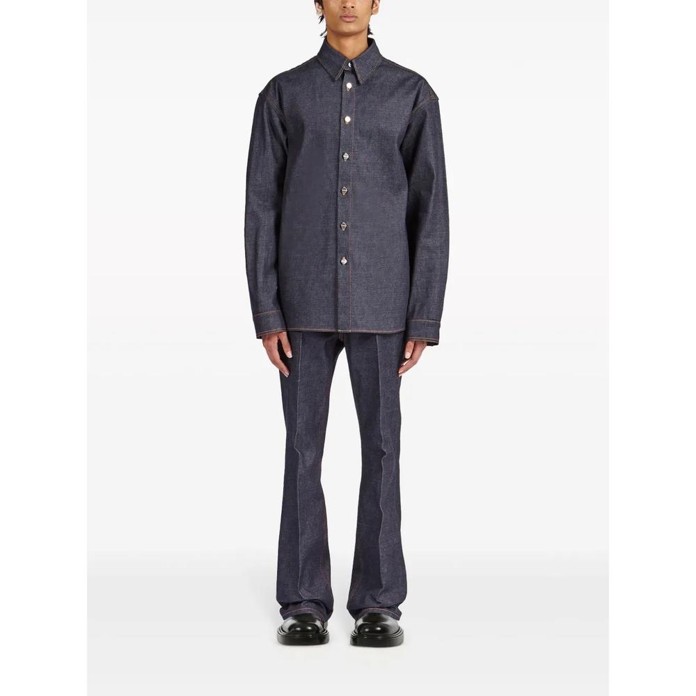 Long sleeved denim shirt 2