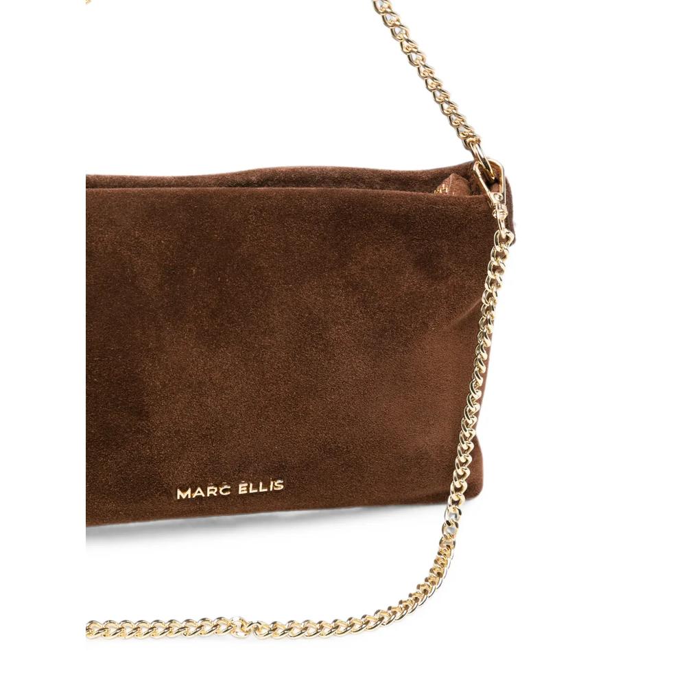 Ester Cm suede logo-lettering shoulder bag 3