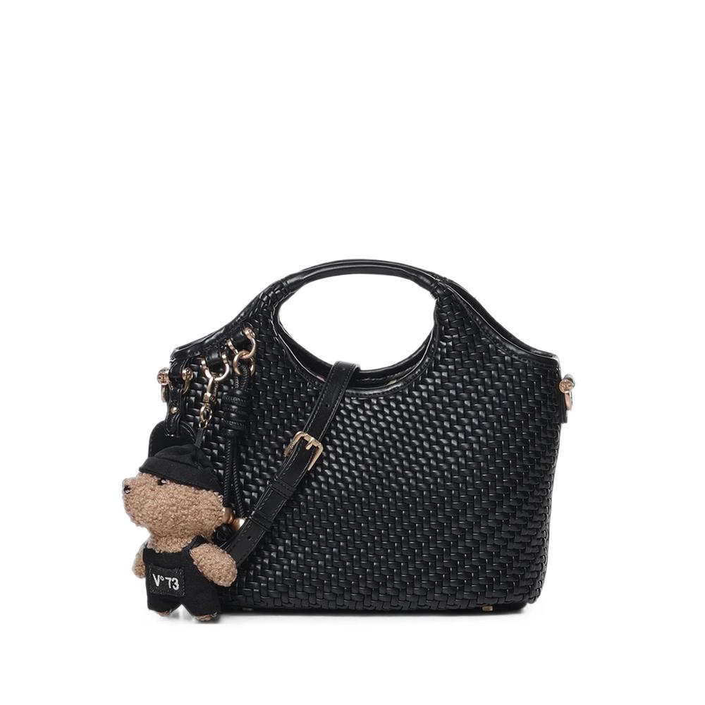 Zelda woven-effect shoulder bag 1