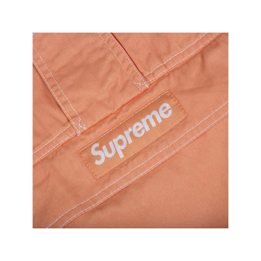 Куртки Supreme Contrast Stitch Twill Pullover 'Персиковый' 2