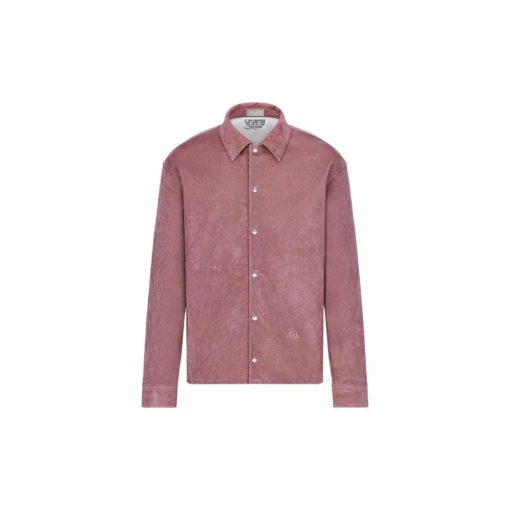 Рубашки-оверсайз Dior x Cactus Jack Oversized Overshirt 'Dark Pink' 1