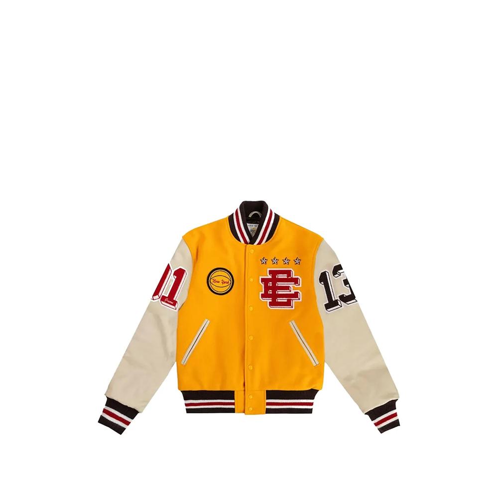 Бомбер Varsity Letterman с нашивкой 1