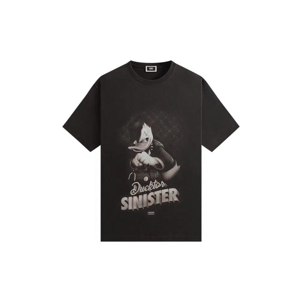 Футболки с коротким рукавом Kith x Disney Donald Duck Sinister Vintage Tee 'Black' 1