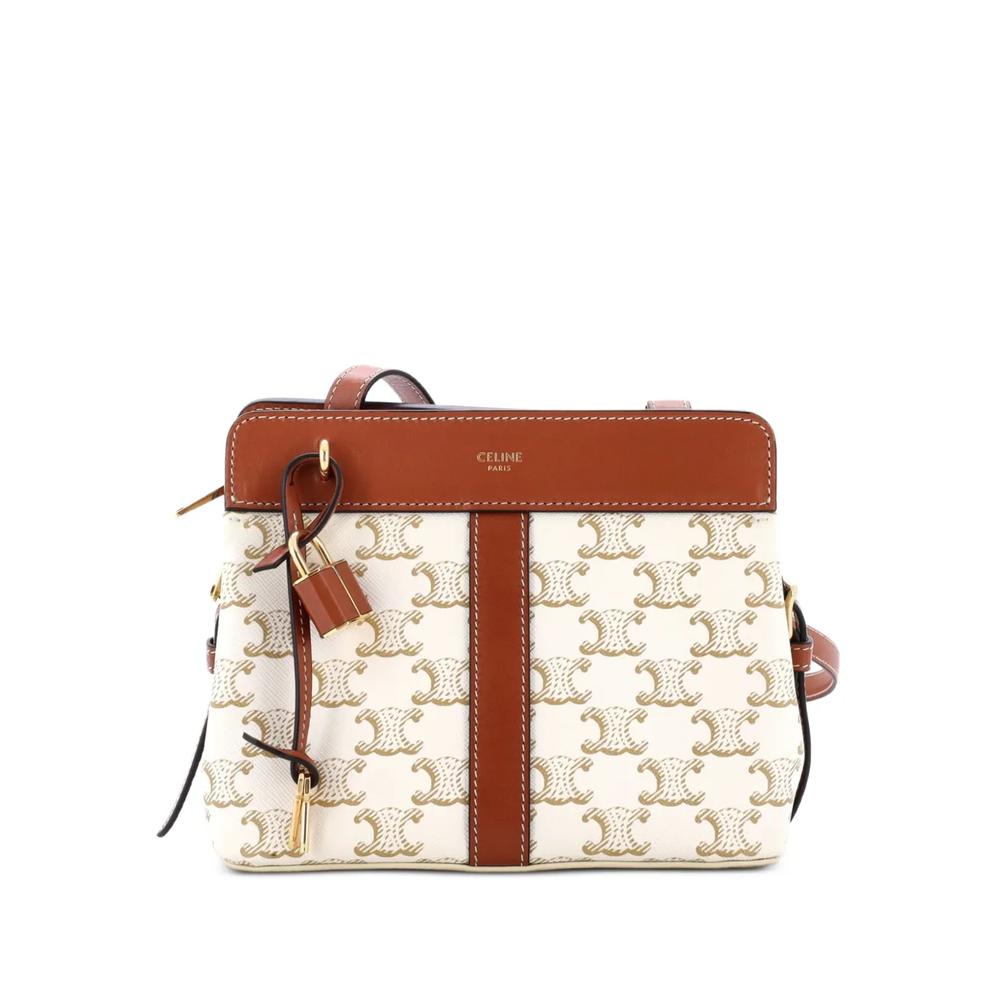 Маленькая сумка через плечо Teen Cabas De France Bag Triomphe Coated Canvas 1