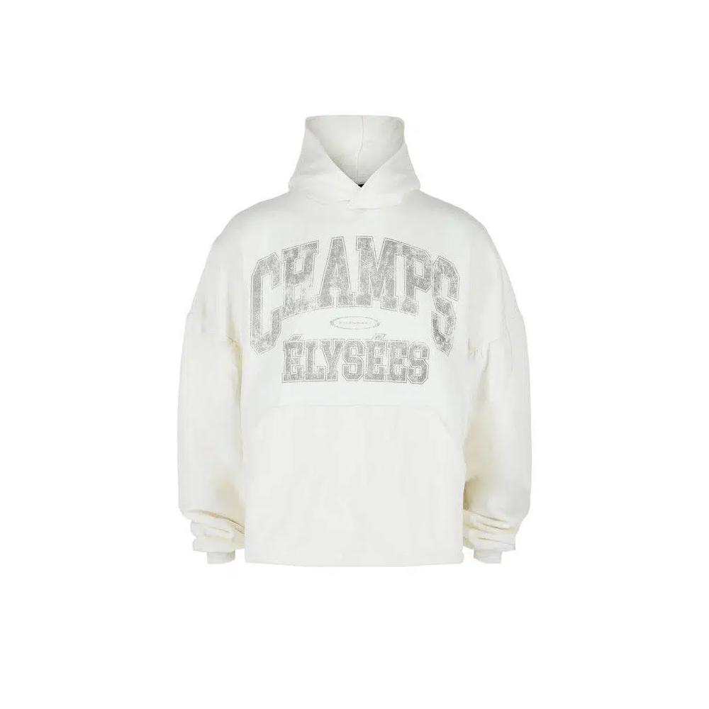 Худи Balenciaga Champs-Élysées Logo Pullover Hoodie 'Офф-вайт' 1