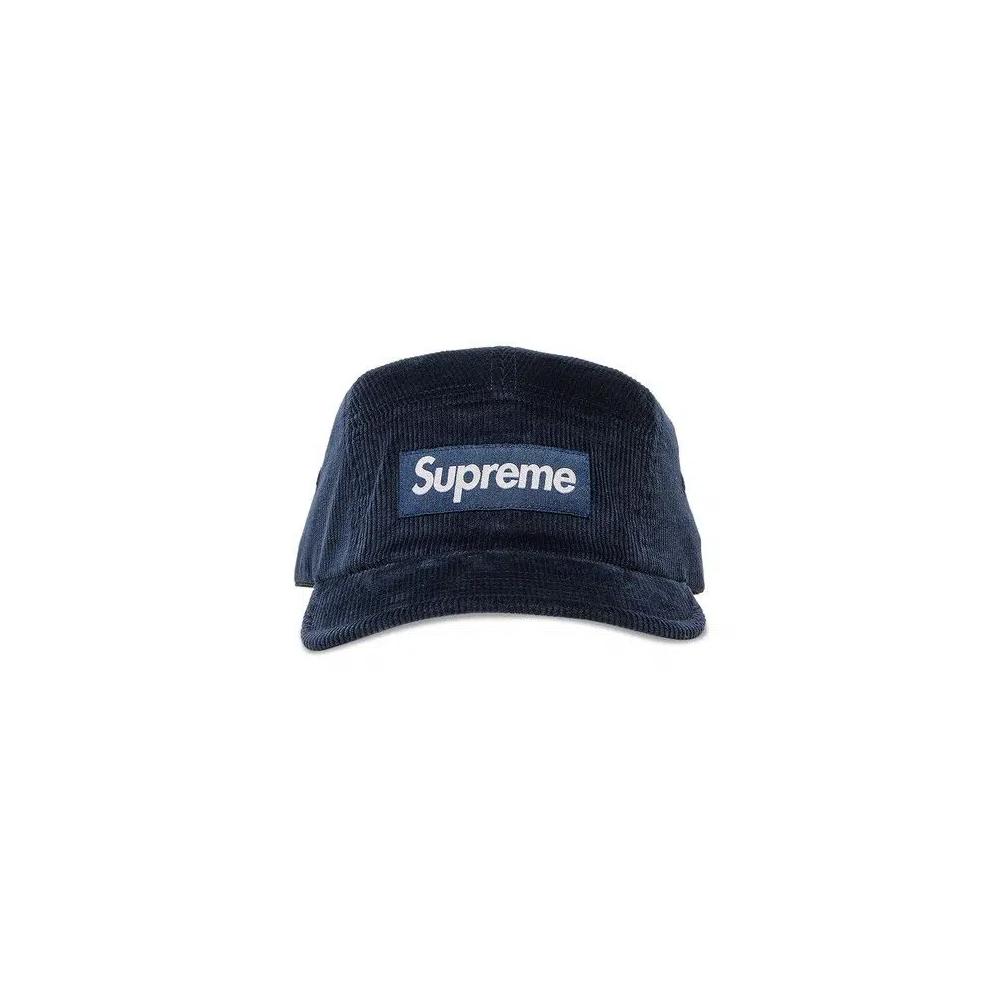 Кепки Supreme Corduroy Camp Cap 'Темно-синий' 1