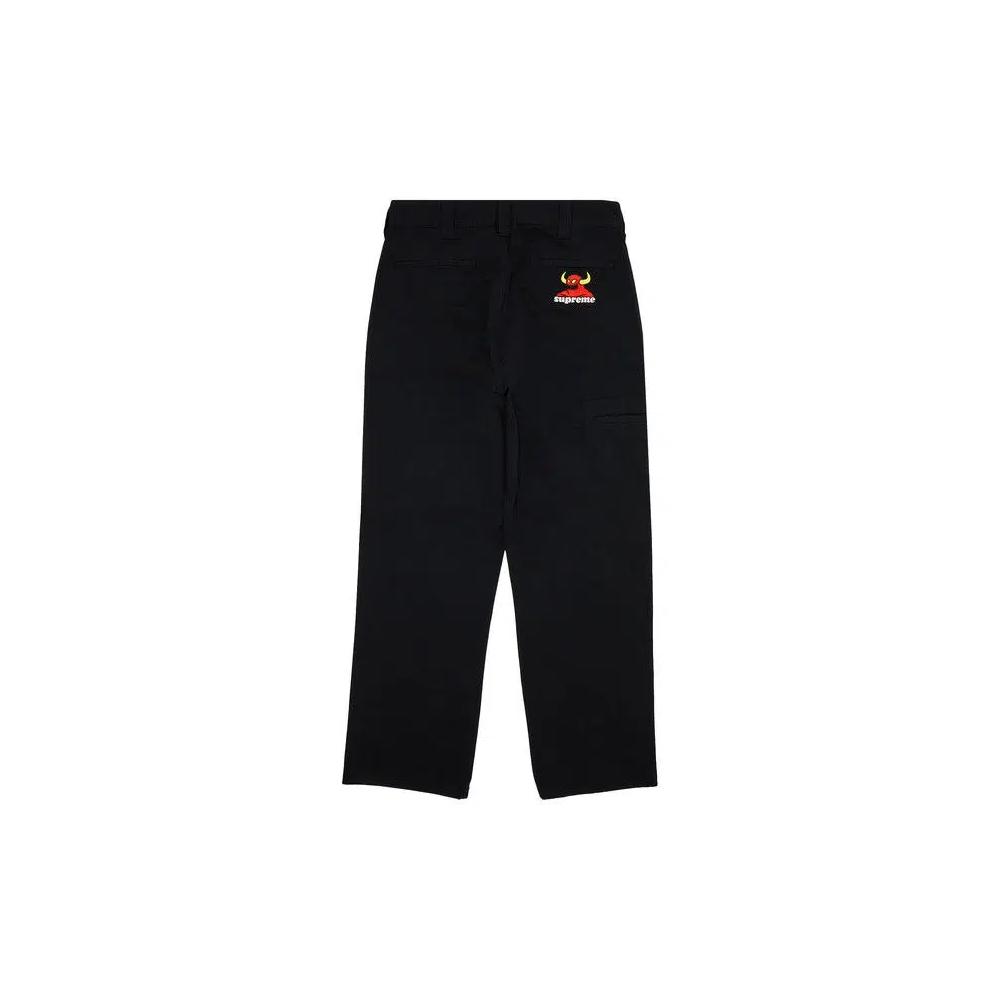 Брюки Supreme x Toy Machine Work Pant 'Black' 2