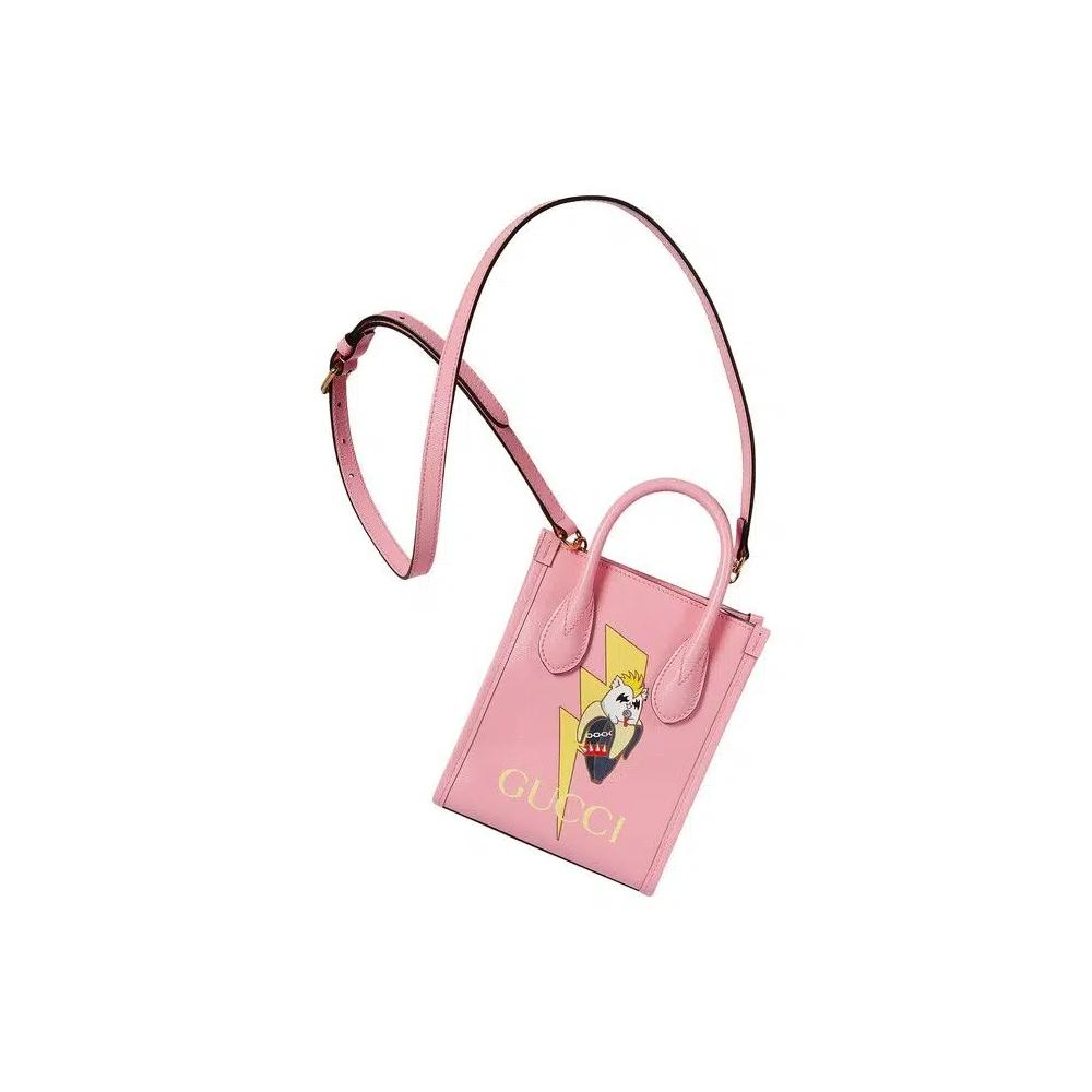 Сумки-тоут Gucci Bananya Print Mini Tote Bag 'Light Pink' 3