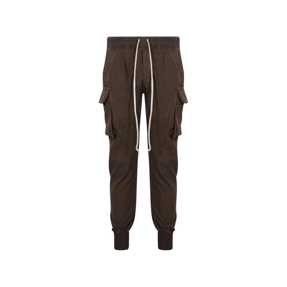 drawstring-waist cargo pants 1