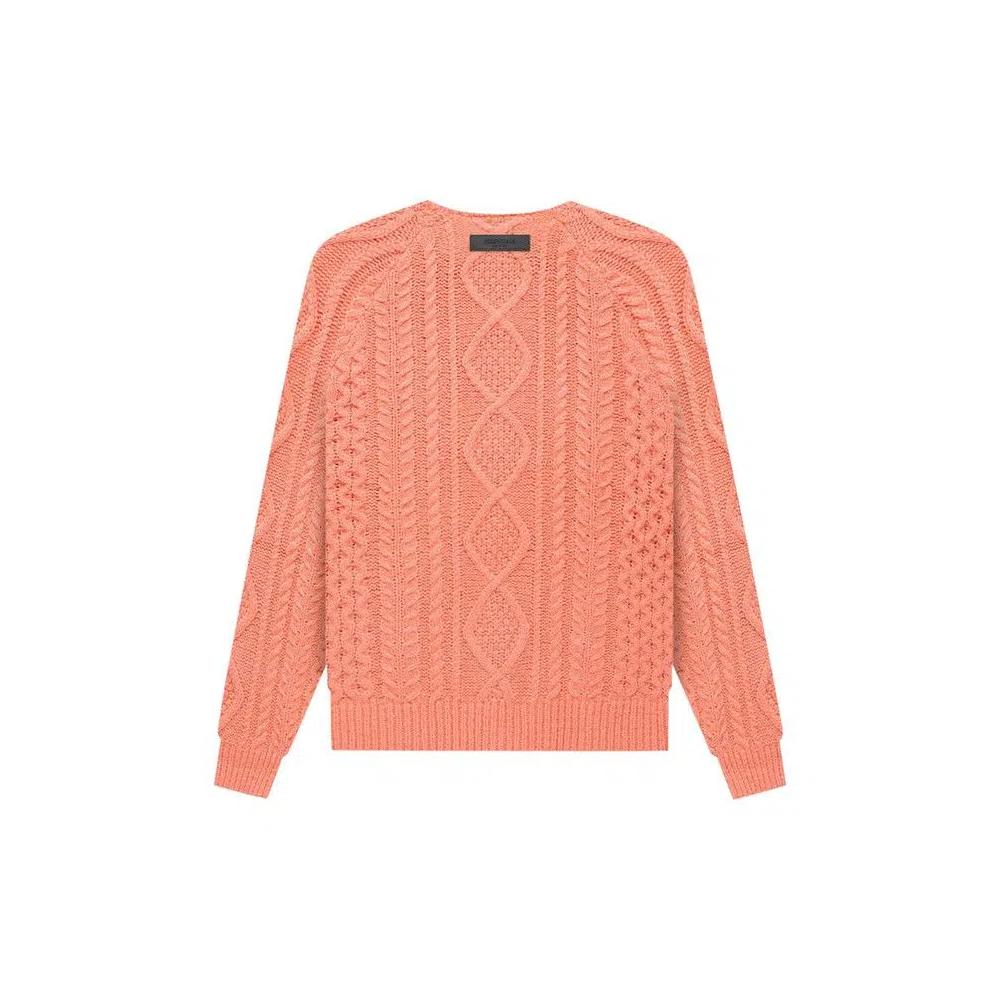 Свитера Fear of God Essentials Cable Knit 'Коралловый' 2