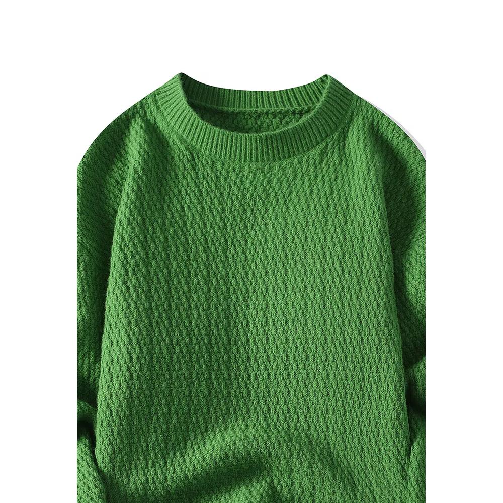 Классический вязаный свитер Grain Knit AY-H23937 2
