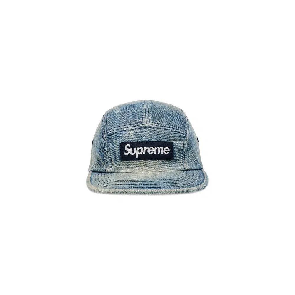 Кепки Supreme Washed Chino Twill Camp Cap 'Denim' 1
