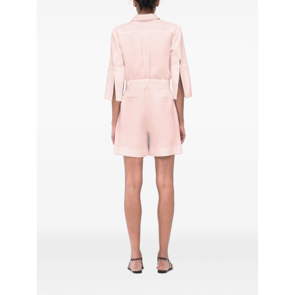 pleated linen shorts 5