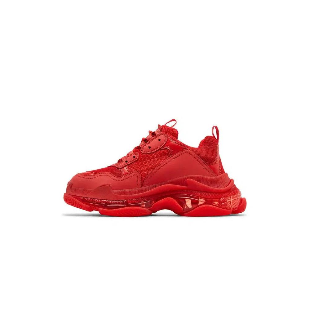 Кроссовки Balenciaga Triple S Sneaker «Clear Sole - Red» 2019 3