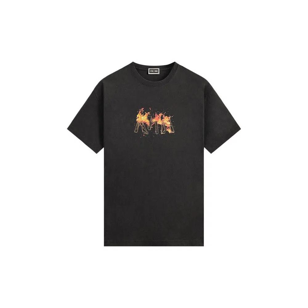 Топы Kith x Marvel Ghost Rider Vintage Tee 'Black' 1