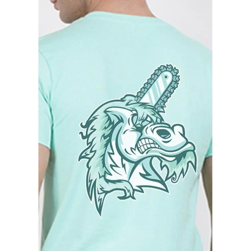 Базовая футболка Unicorn Mint из хлопка с коротким рукавом 2