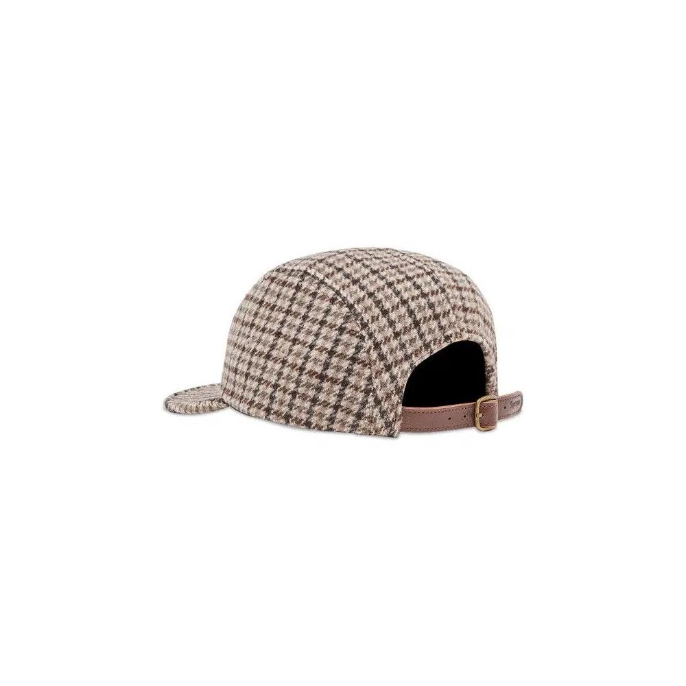 Кепки Supreme Houndstooth Wool Camp Cap 'Тан' 3