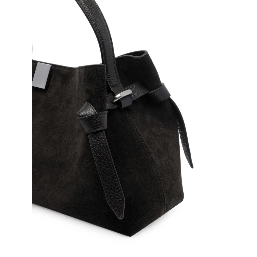 Gyoza suede tote bag 4