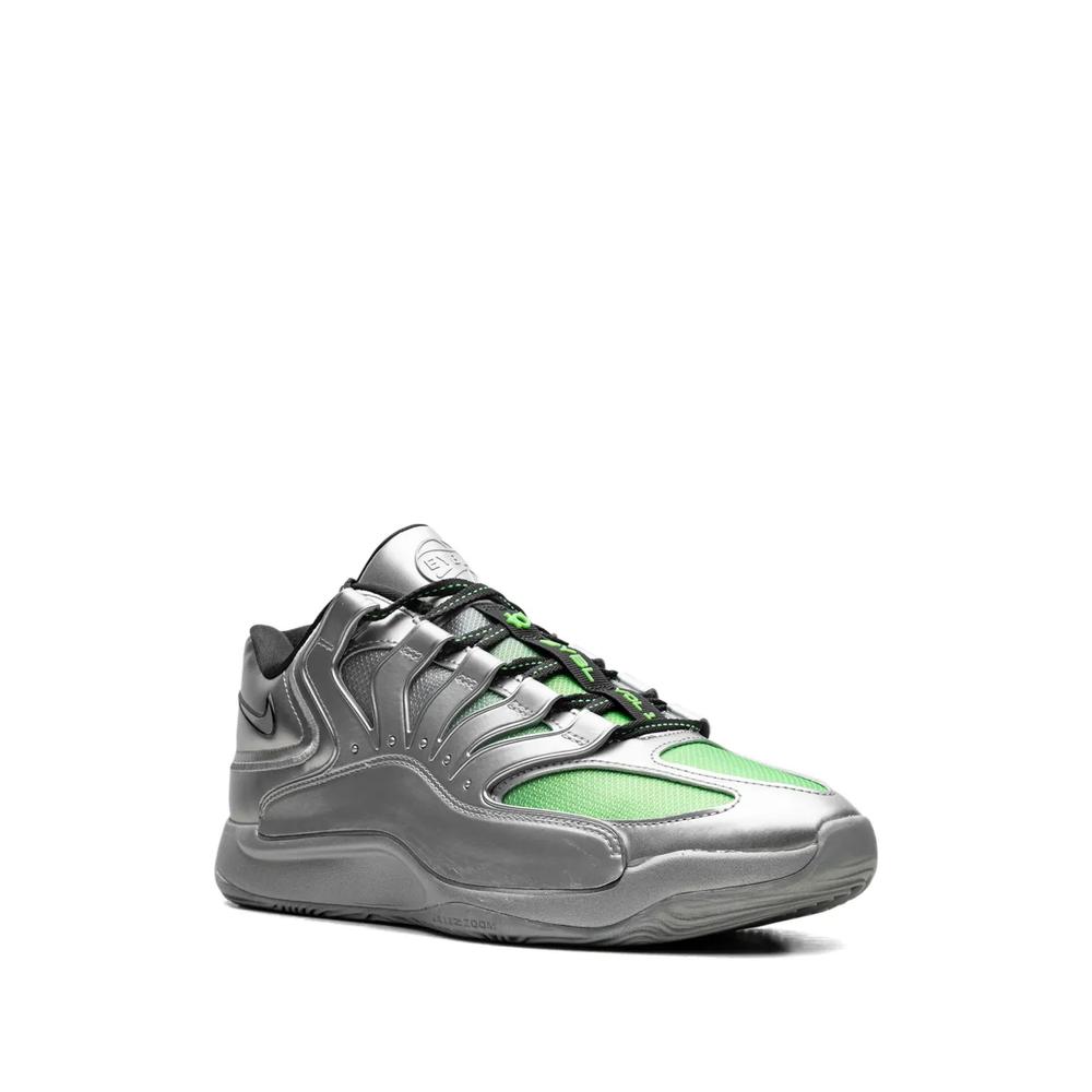 Кроссовки KD 18 EYBL Metallic Silver/Green Strike/Dark Smoke Grey 2