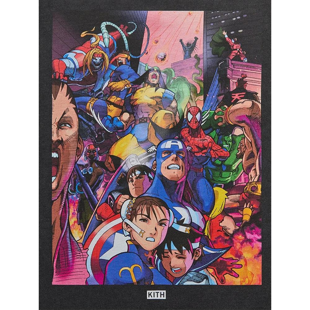 Футболка Heroes vs. Street Fighter Vintage "Marvel vs. Capcom"  футболка Heroes vs. Street Fighter Vintage "Marvel vs. Capcom" 2
