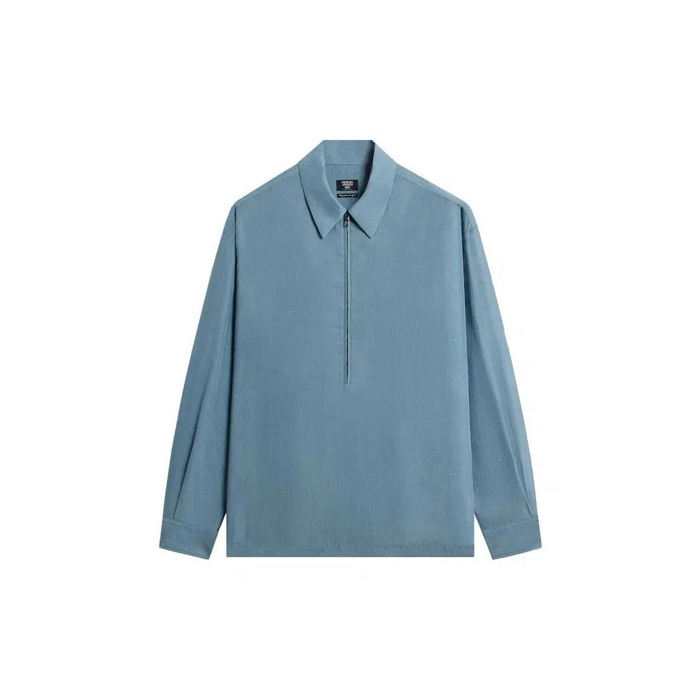 Рубашки и топы Kith Giorgio Armani & Quarter-Zip 'Flint Stone' 1