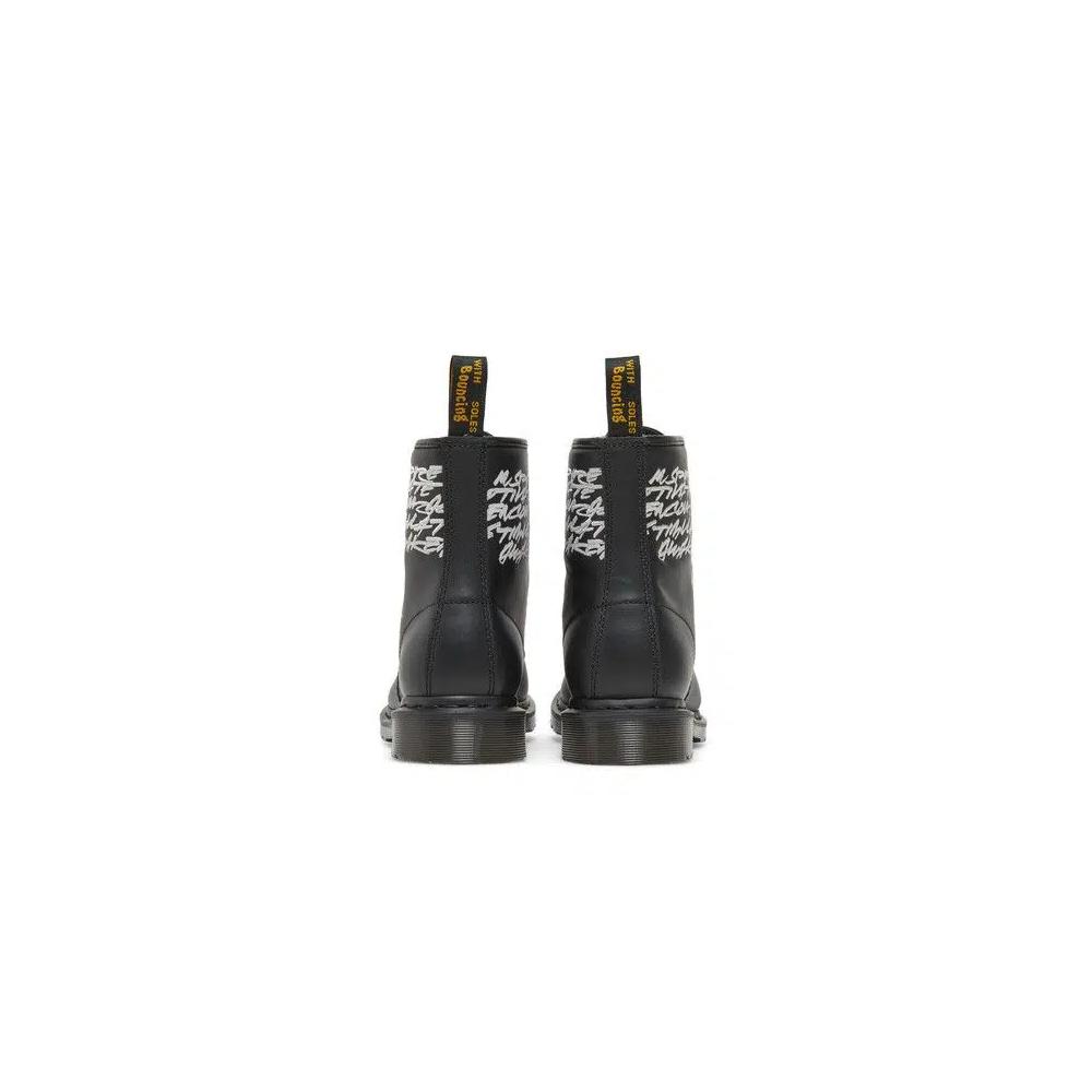 Ботинки Futura Laboratories x Dr. Martens 1460 «Embroidered Black» 6