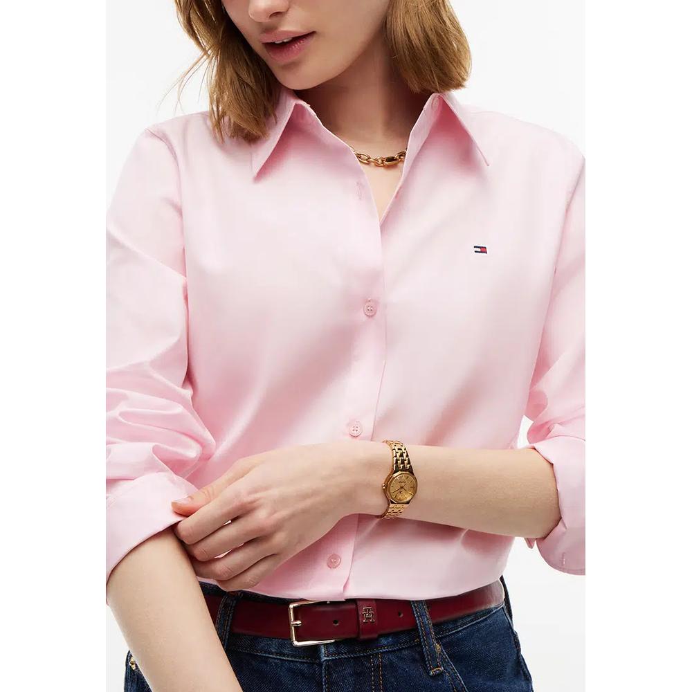 Поплиновая рубашка Regular Fit с вышитым флагом - Tommy Mainline 3