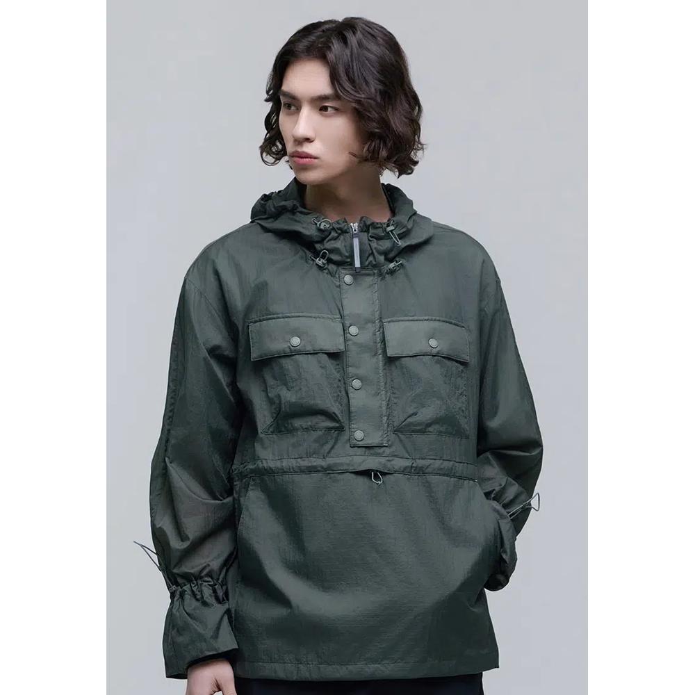 Унисекс куртка-анорак NRN Out Pocket Shirring Hooded Anorak Jacket 1