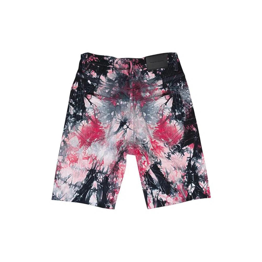 PURPLE BRAND Tie Dye Jacquard Monogram Shorts 'Черный' 2