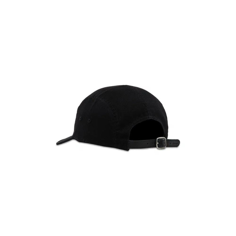 Кепки Supreme Washed Chino Twill Camp Cap 'Black' 3