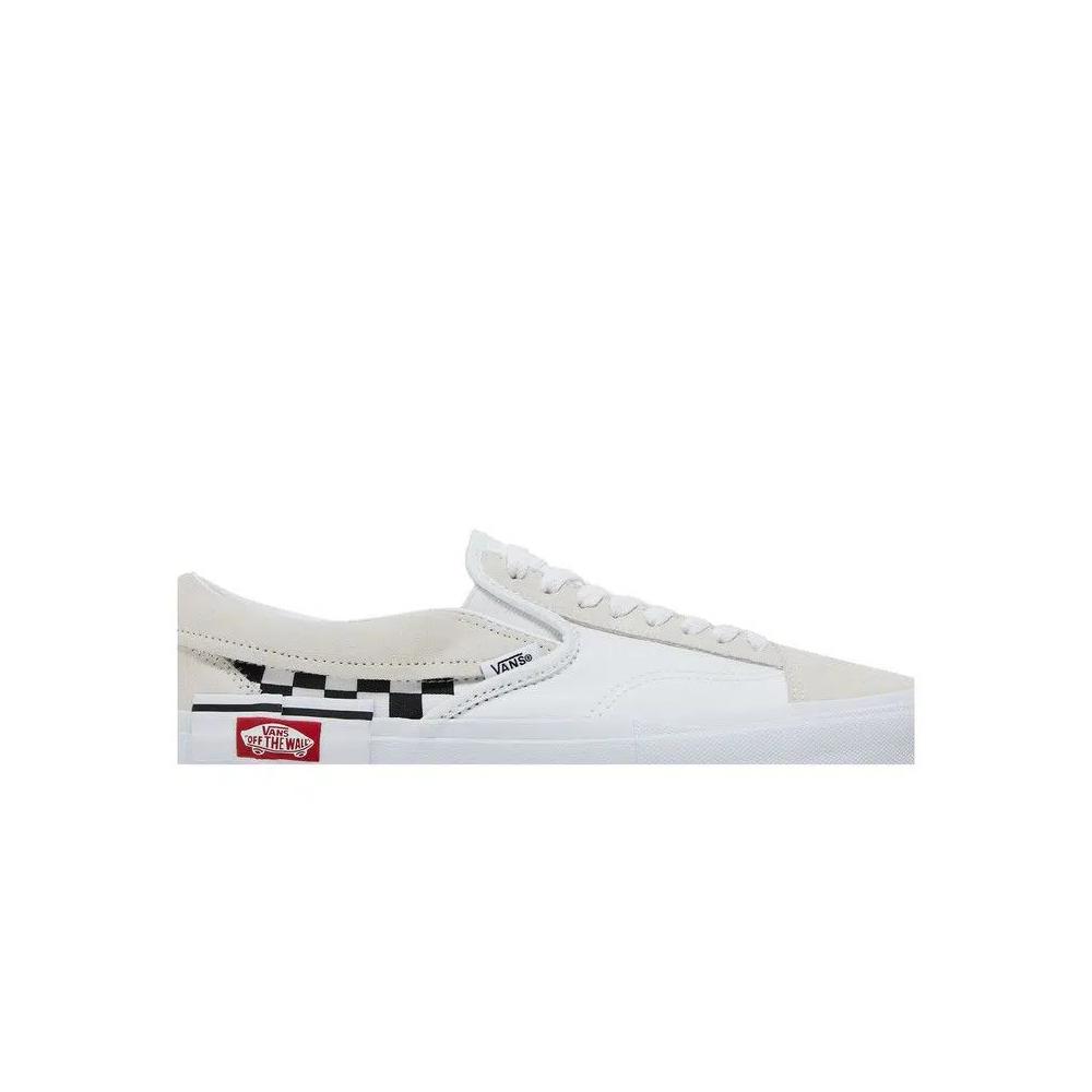 Слипоны Vans Slip-On CAP 'White Black Checkerboard' 2