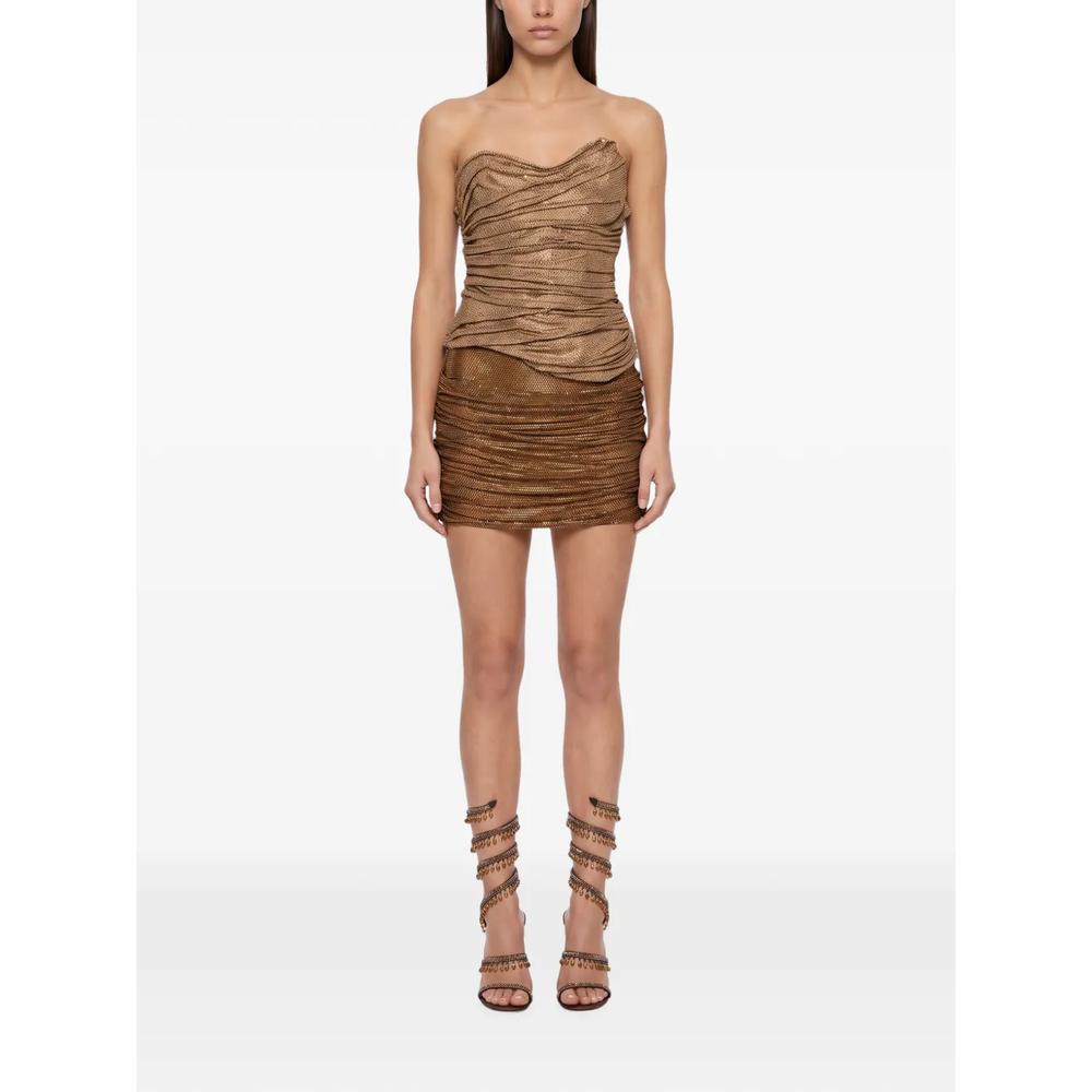 ruched embellished mini skirt 2