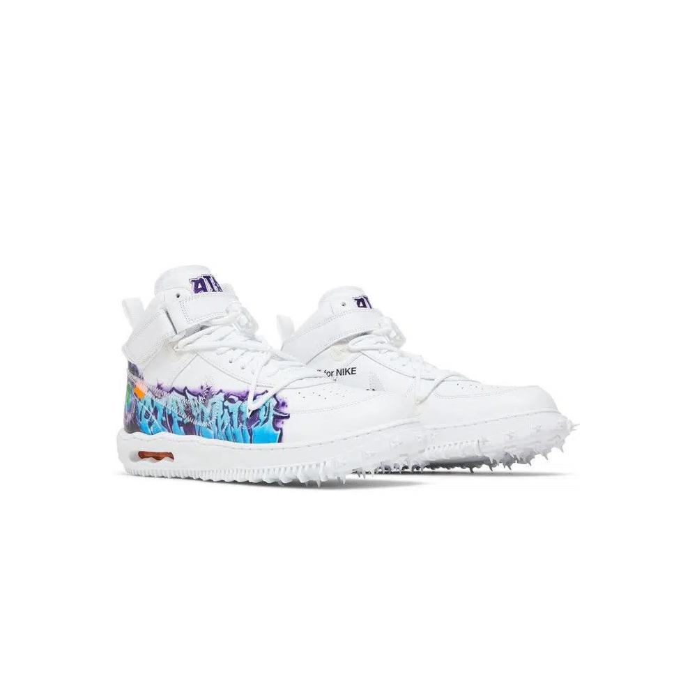 Кроссовки Off-White x Nike Air Force 1 Mid SP Leather 'Graffiti' 8