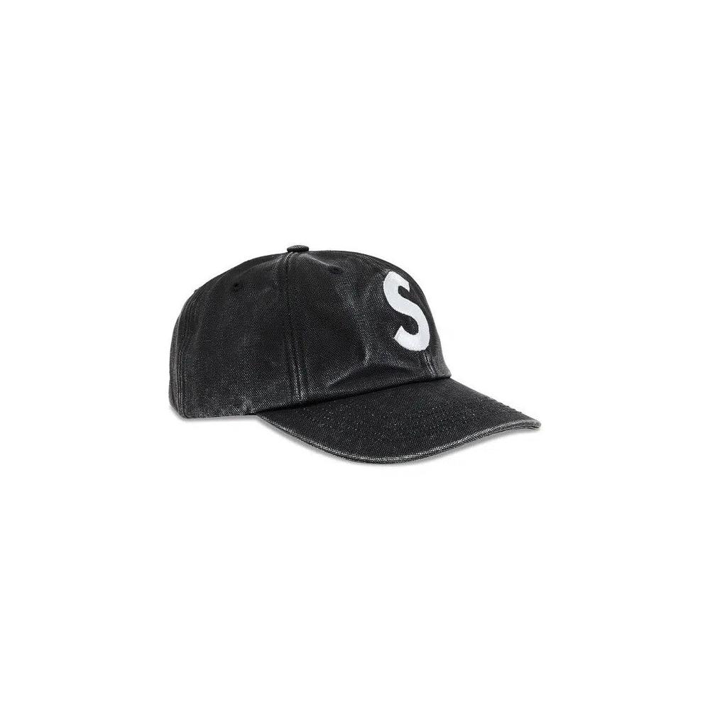 Snapbacks Supreme Pigment Canvas S Logo 6-Panel 'Черный' 2