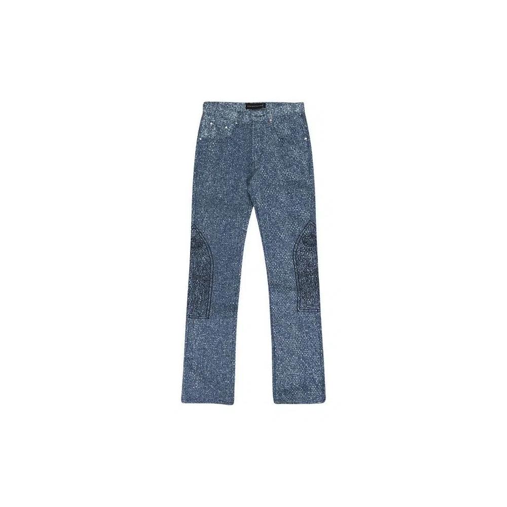 Брюки Who Decides War Woven Trucker Trousers 'Indigo' 1