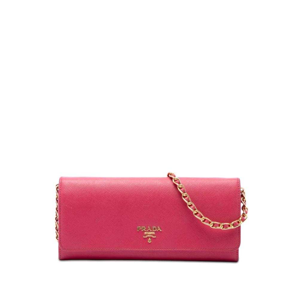 Сумка через плечо Wallet On Chain из сафьяновой кожи (2013-2026 годы) 1