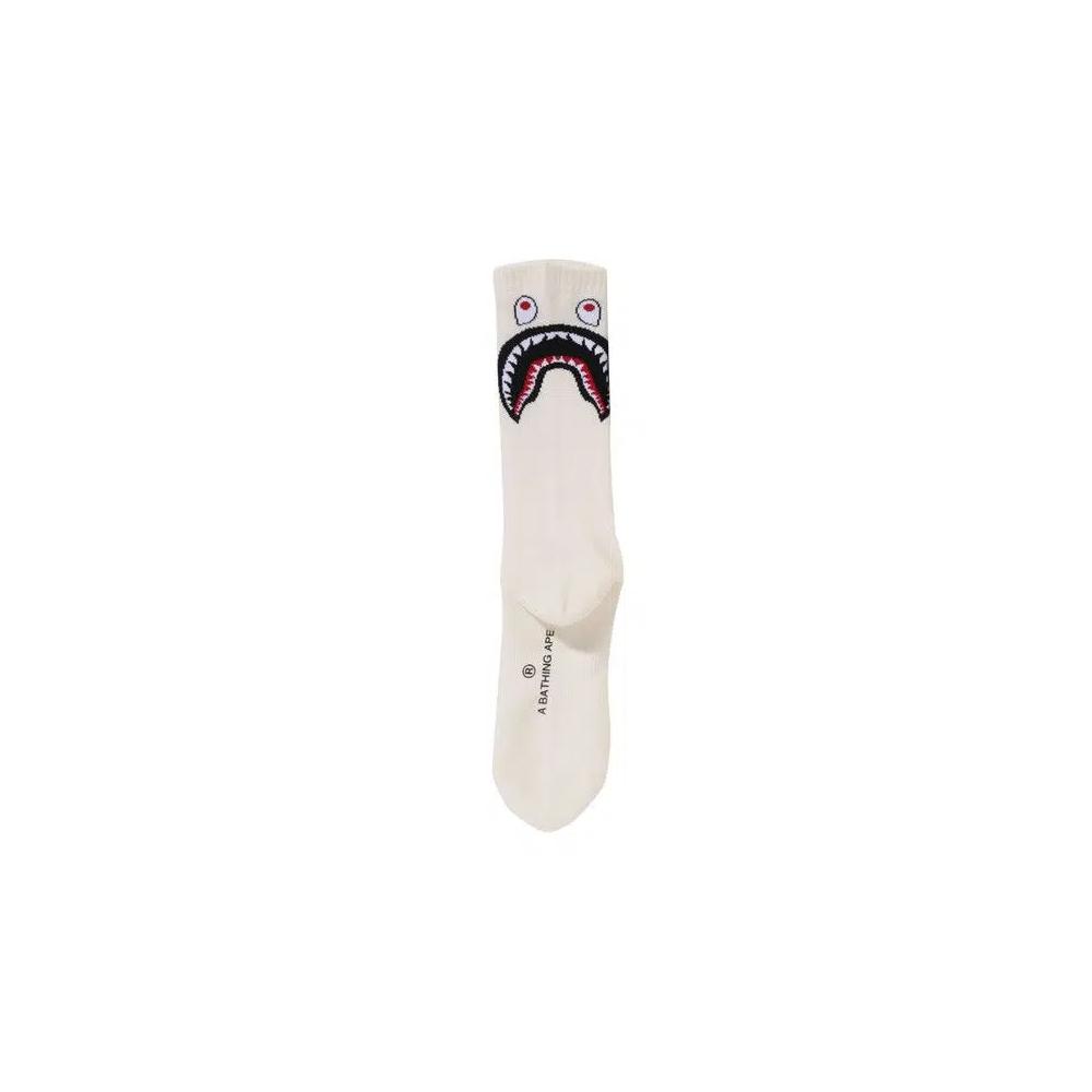 Носки и колготки BAPE Shark Socks 'White' 2