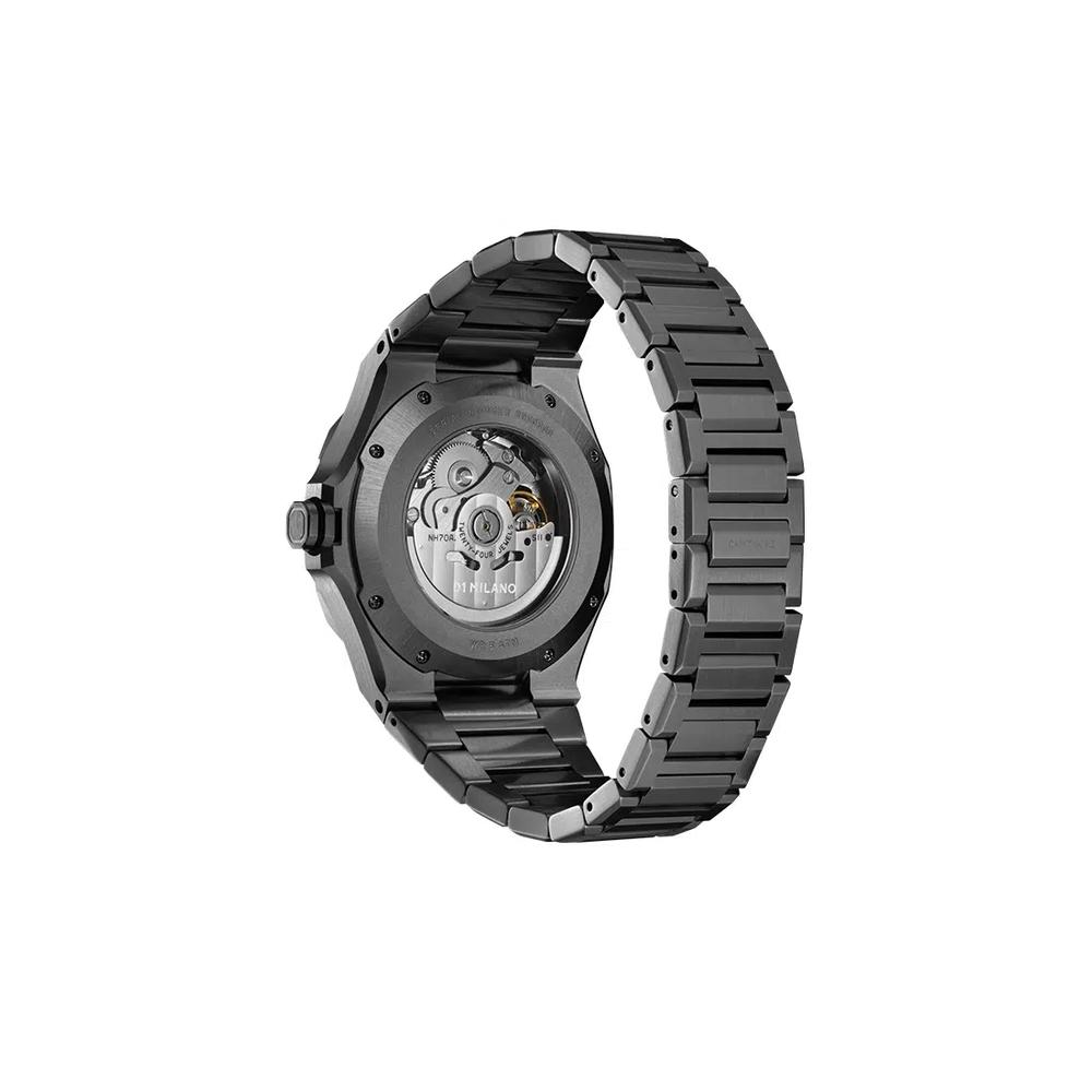 Скелетонизированные часы на браслете из Gun Metal, 41,5 мм 5