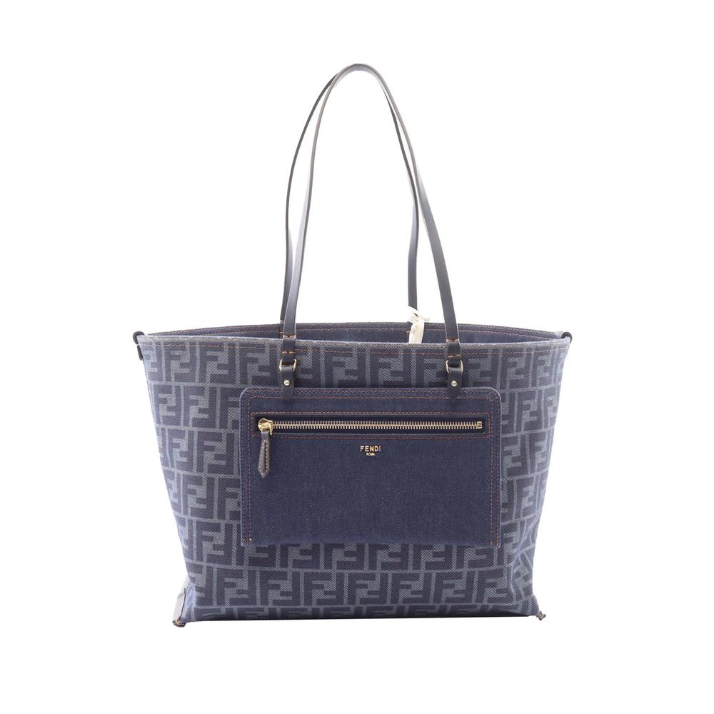 2010-2026 Medium Zucca Denim Reversible Roll tote bag 1