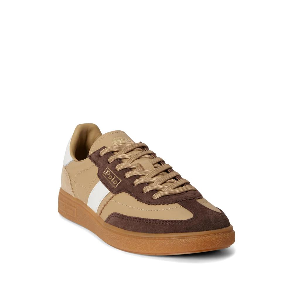 Кожаные кроссовки Bedford с боковыми полосками 2